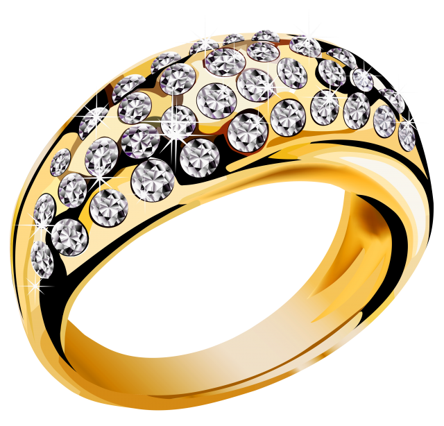 Gold Ring With Diamonds